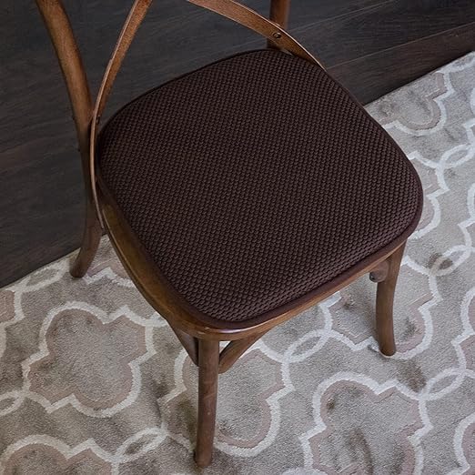 Patty 2 Pack Chair Pads 16" X 16" Chocolate