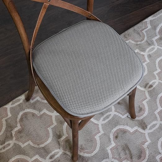 Patty 2 Pack Chair Pads 16" X 16" Grey