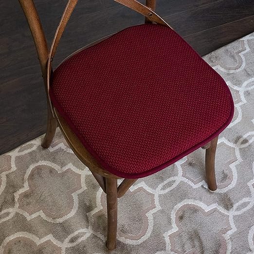 Patty 2 Pack Chair Pads 16" X 16" Red