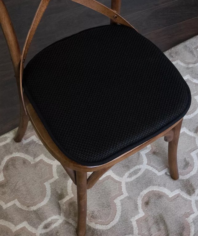 Sanford 2 Pk Chair Pads 16" X 16" Black
