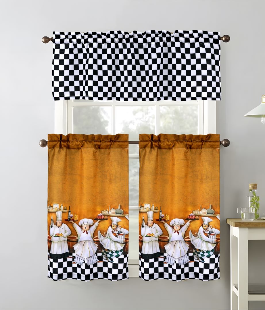 Cucina Chef Kitchen Curtain