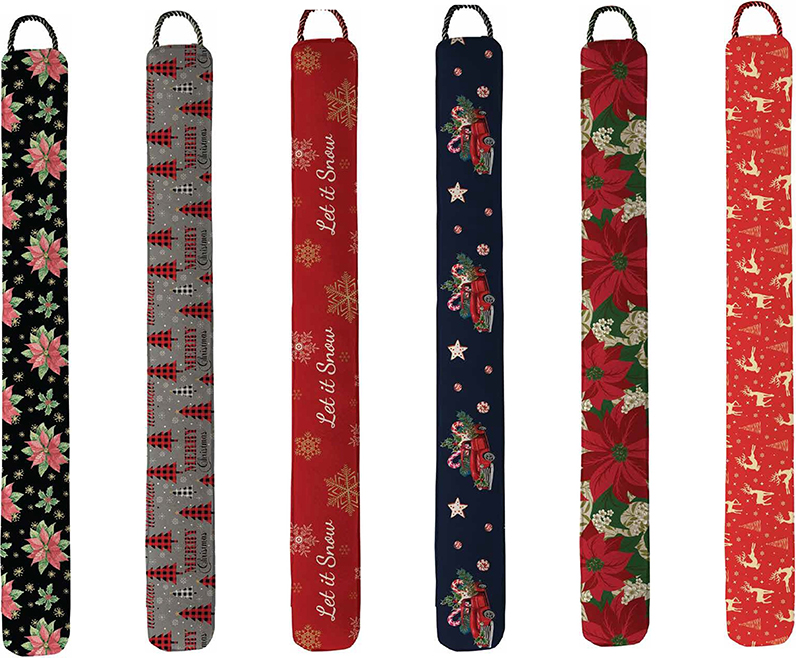 Door Drafts Christmas Printed  3"/36" Asst.