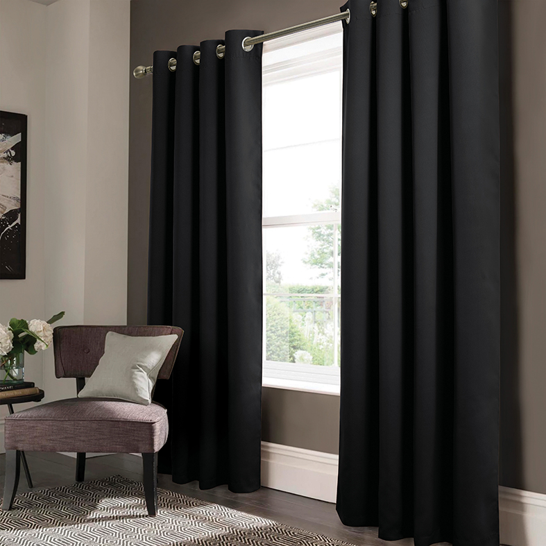 Anchorage 2 Pack Blackout Grommet Panel Pair 84" Black