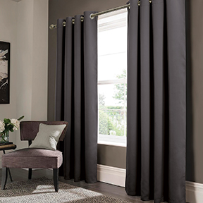 Anchorage 2 Pack Blackout Grommet Panel Pair 84" Charcoal