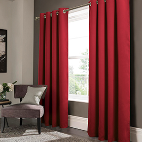 Anchorage 2 Pack Blackout Grommet Panel Pair 84" Red