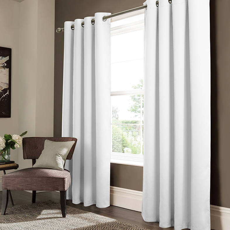 Anchorage 2 Pack Blackout Grommet Panel Pair 63" White