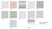 Cedar  Printed Shower Curtain Assorted A