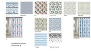 Cedar  Printed Shower Curtain Assorted B
