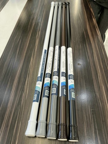 Tension Shower Rod 42"x72" Assorted