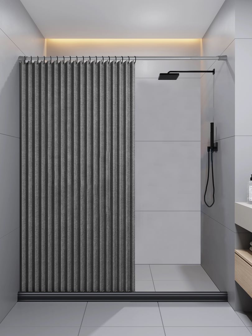 Tension Shower Rod 42"x72" Stainless Steel