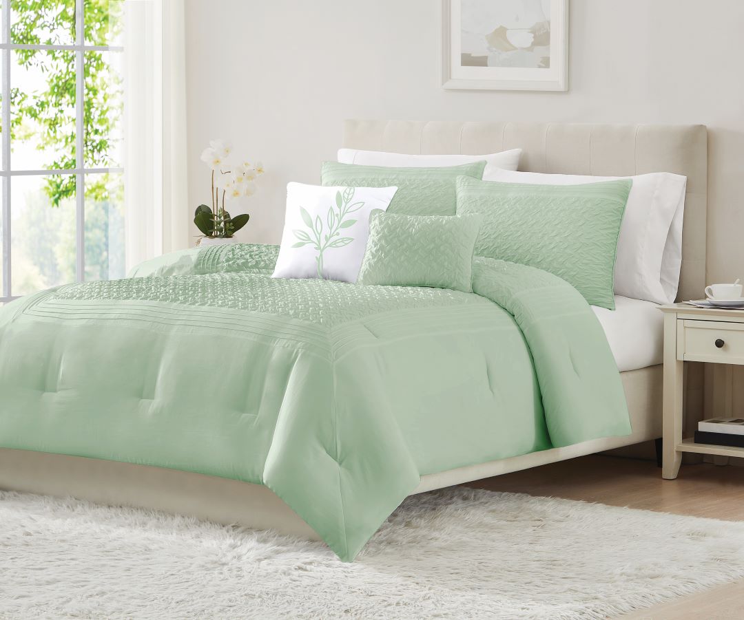 5pc Luna Comforter Sage Queen