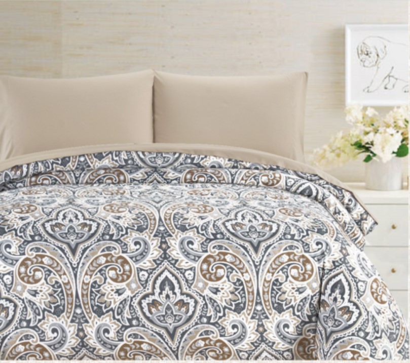 5 Pc Raymond Printed Comf w/ Sheet Set K