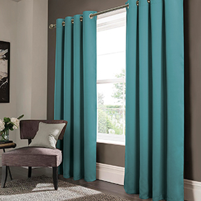 Anchorage Blackout Grommet Panel 63" Turquoise
