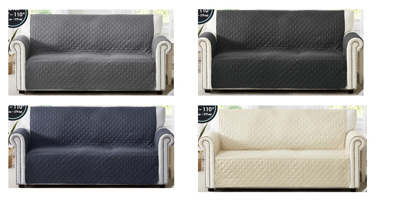 Blake Solid Sofa Cover Assorted