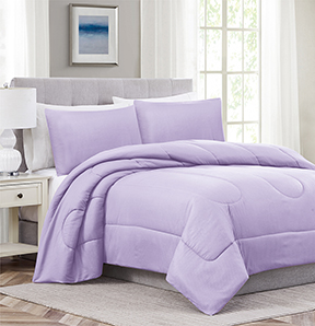 3pc Encino Comforter Lilac K