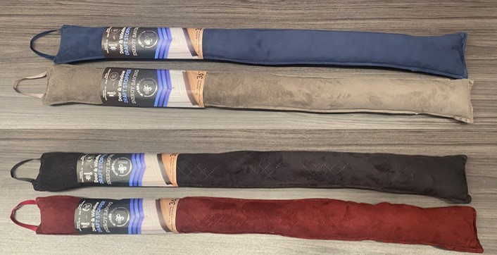 Door Drafts Solid Suede 3"/36" Asst.