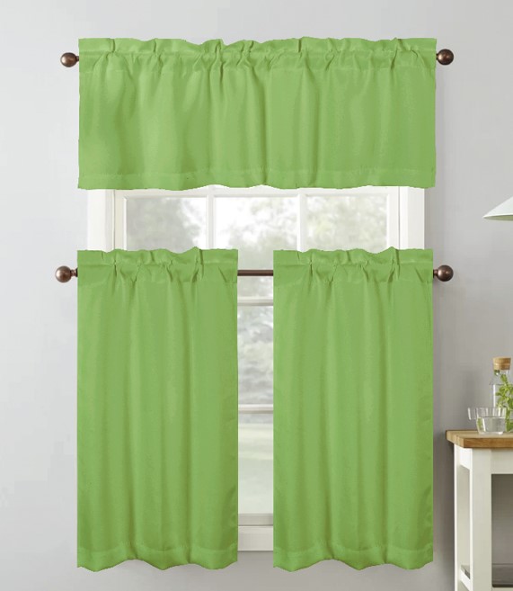 Anchorage Blackout Kitchen Curtain Sage