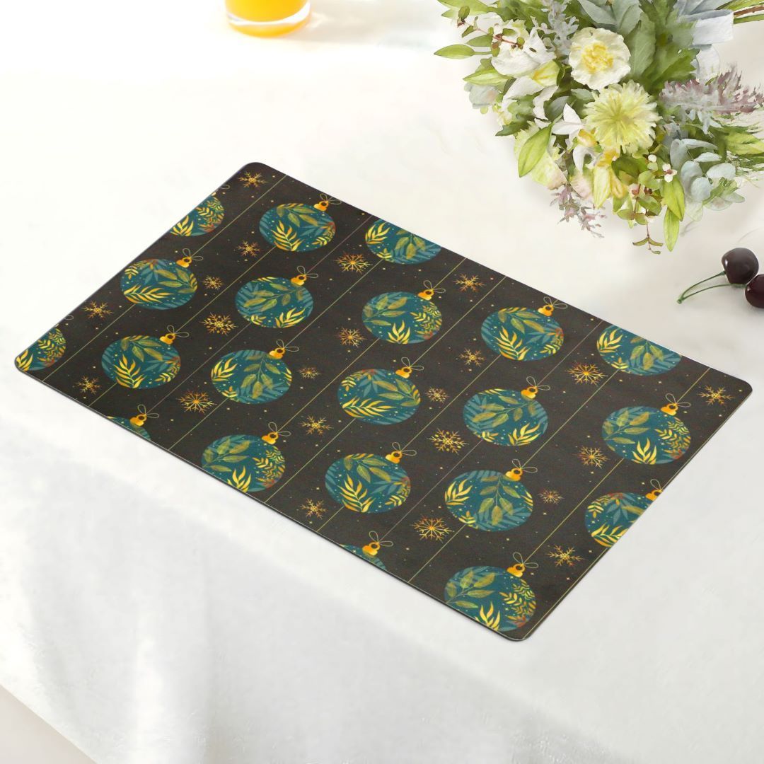 Christmas Ornaments 4pk Kitchen Placemats