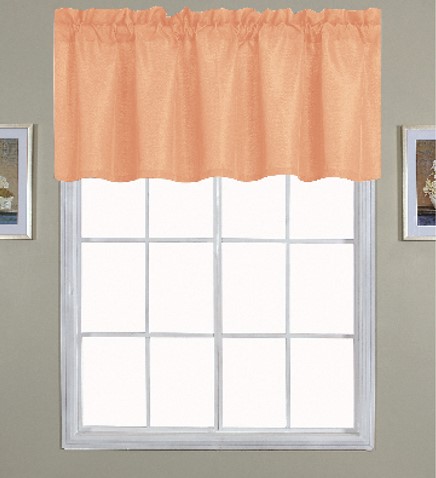 Gibson Straight Valance Peach