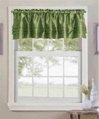 Nancy Pleated Valance Sage