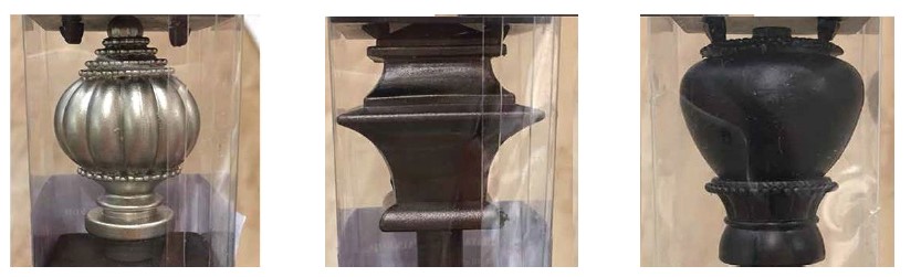 Fancy Metal Curtain Rod 28"/48" Asst.