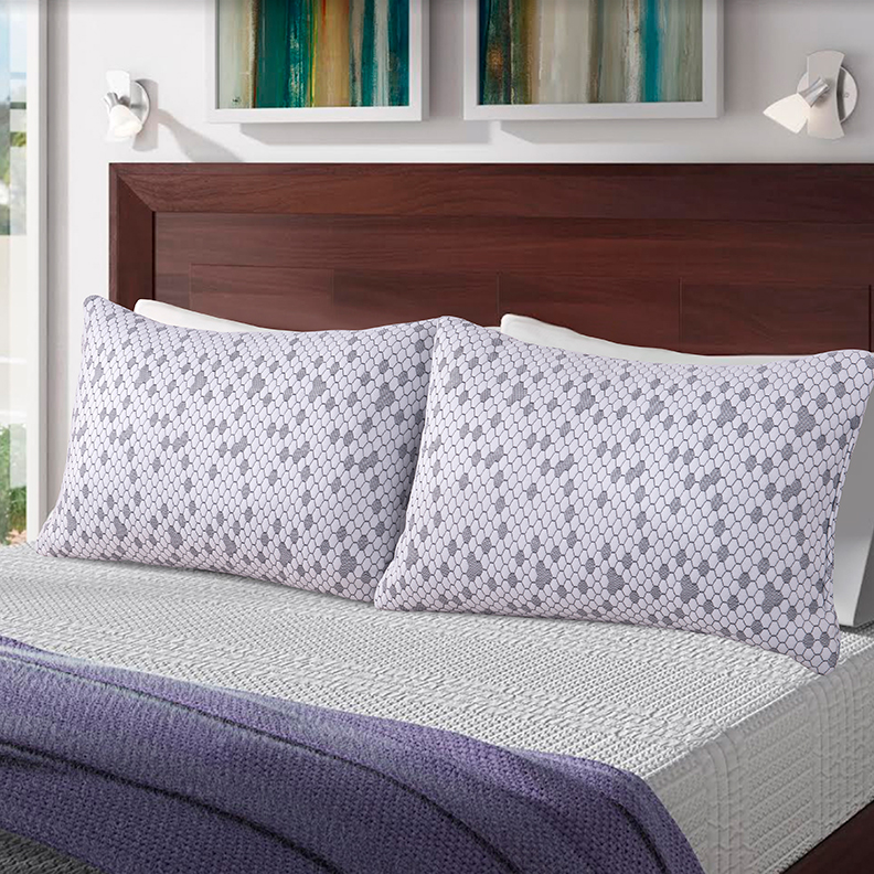 Charcoal Memory Foam Pillow 20" x 28"