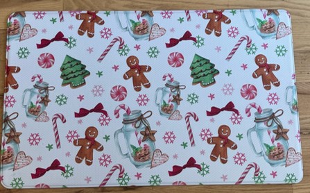 Anti-Fatg Xmas Pink Candy Mat 17"x28"