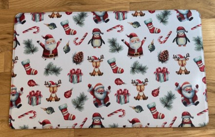 Anti-Fatg Xmas Santa Mat 17"x28"