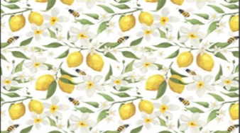 Anti-Fatg Cucina Lemon Bee Mat 18"/30"