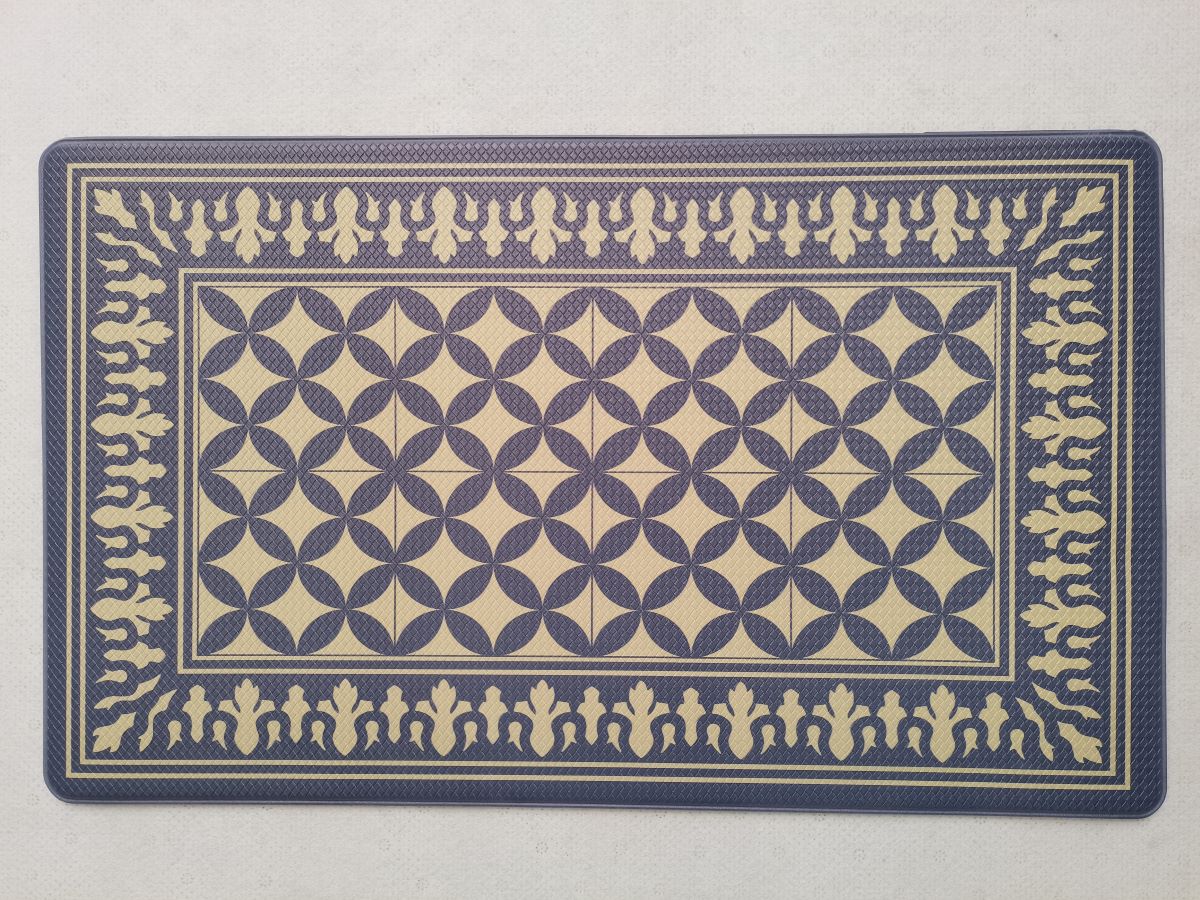 Anti-Fatigue Diamond Print Mat 18"/30" Navy
