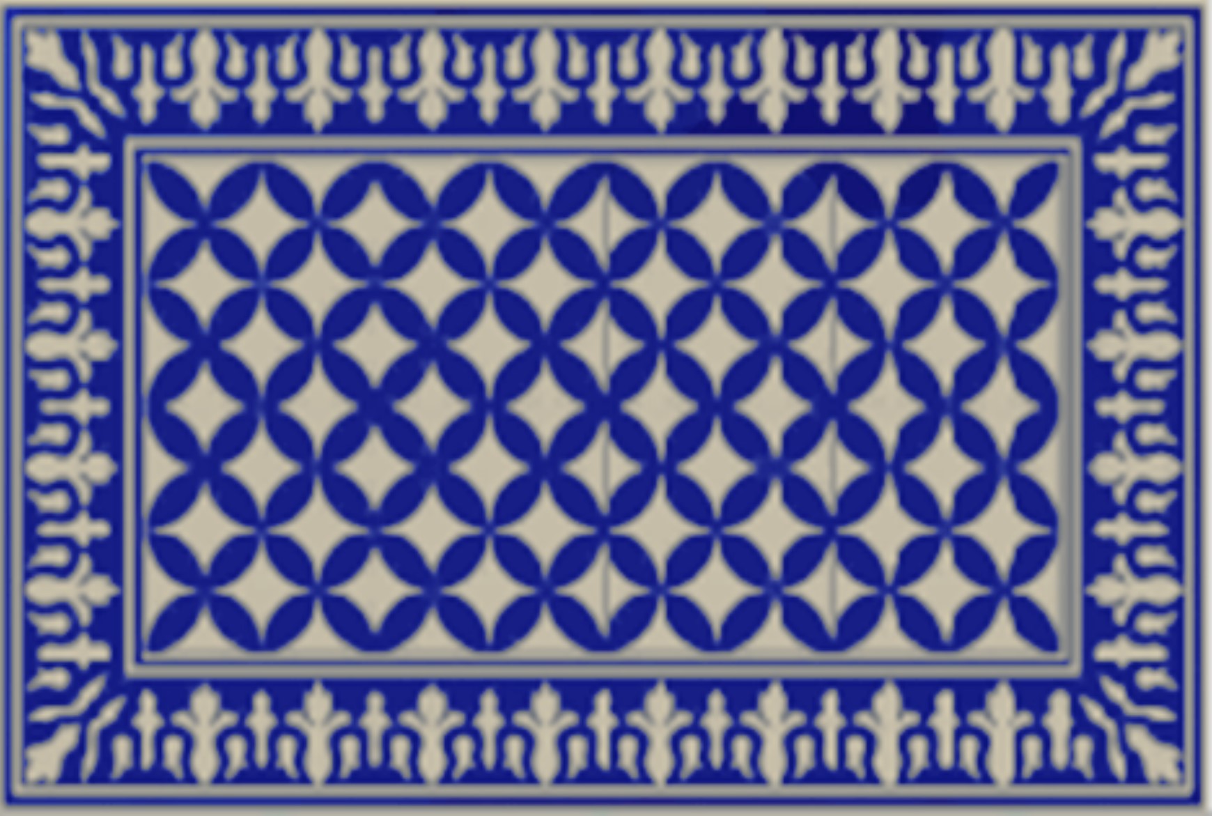 Anti-Fatg Diamond Print Run 20"/39" Navy