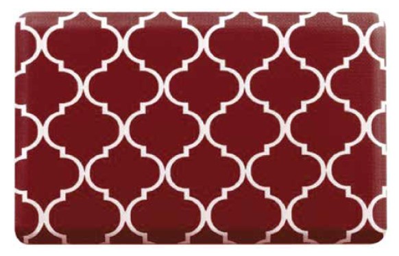 Anti-Fatigue Gatelink Print Mat 18"/30" Burg