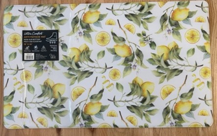 Anti-Fatigue Lemon Printed Mat 18"/30"