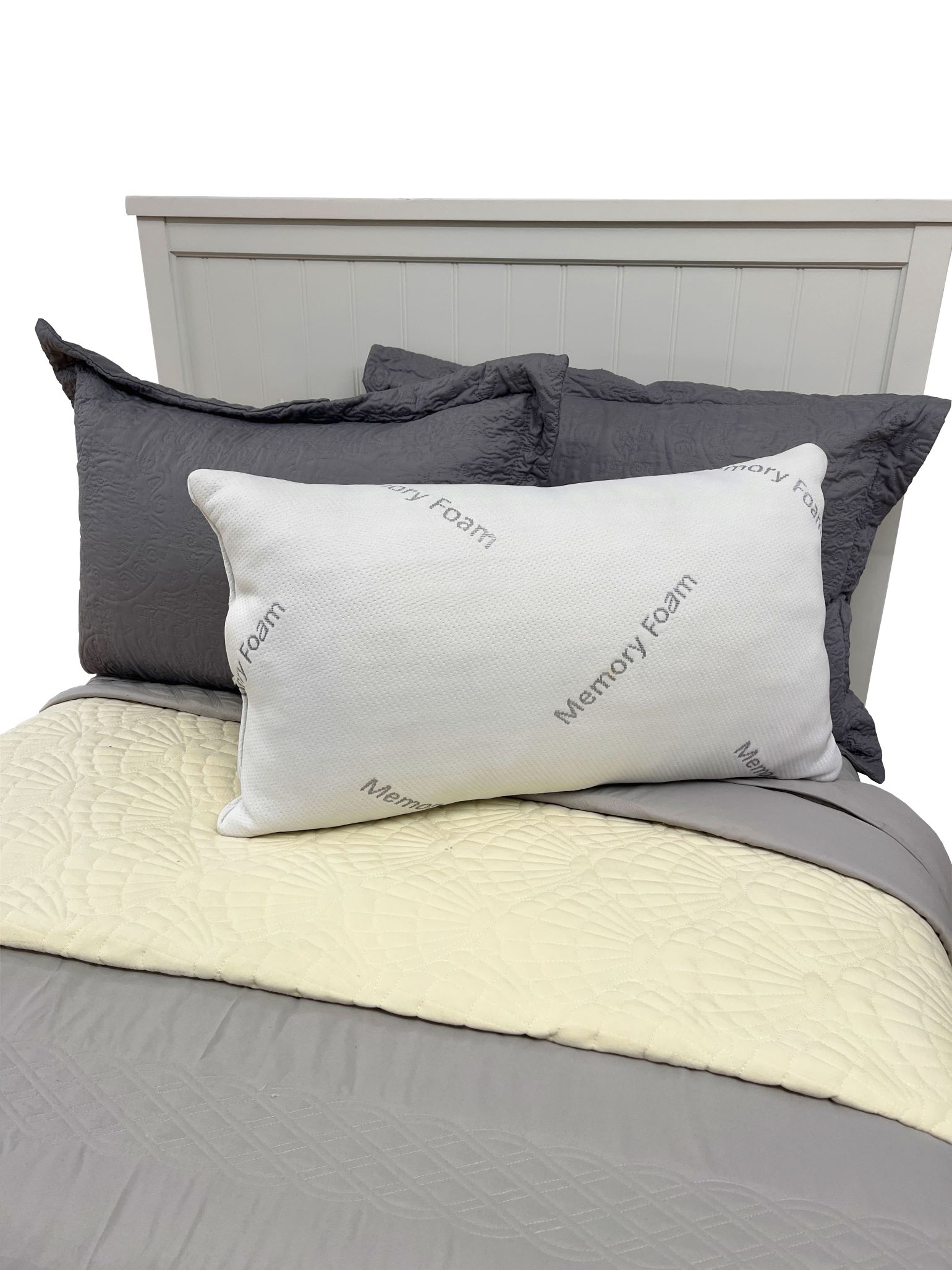 2Pk Microfiber Memory Foam Pillows 20" x 28"