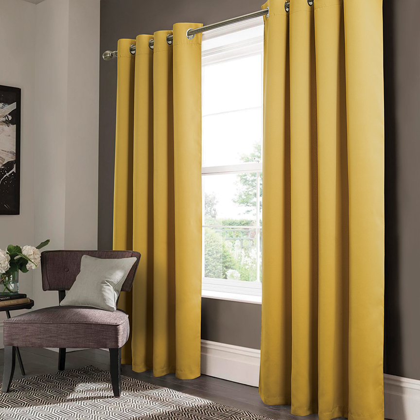 Anchorage Blackout Grommet Panel 63" Yellow