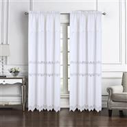 Alice Macrame RP Panel 84" White