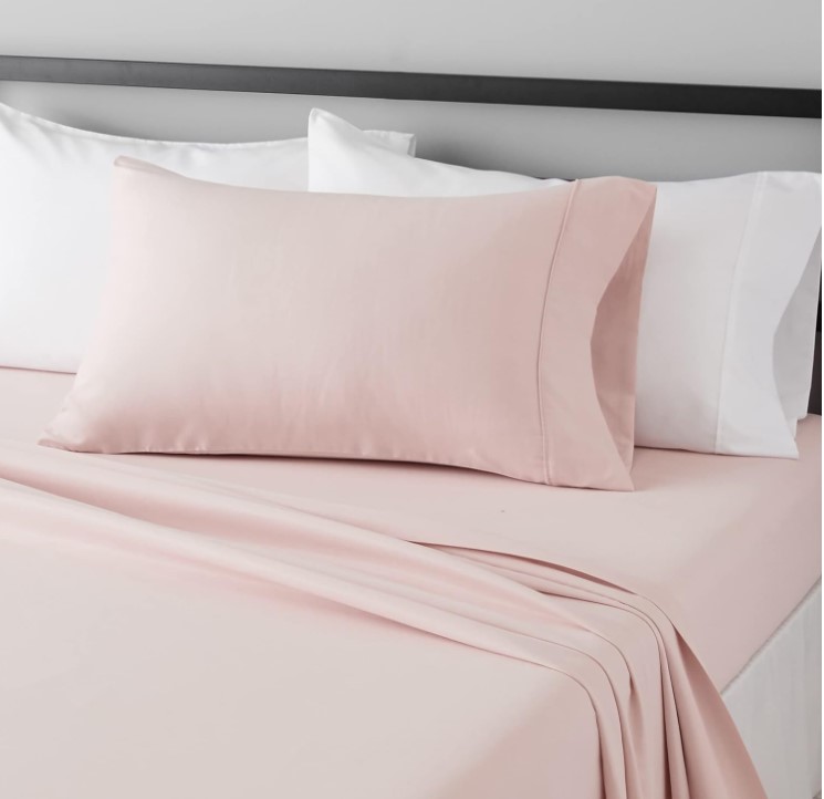 300 TC Organic Cotton 4 Pc Sheet Rose King