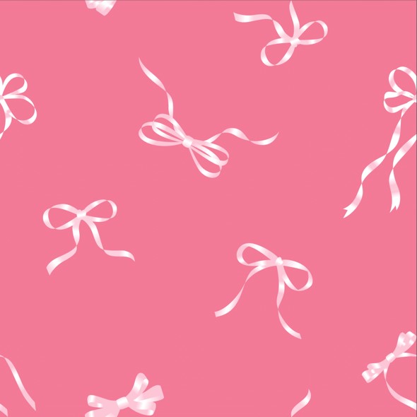 Bows Printed Flannel Throw 50"x 60"