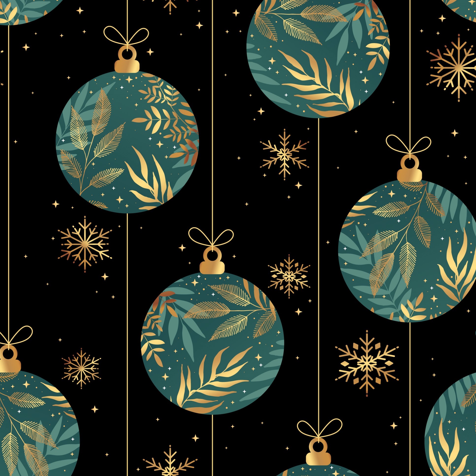 Christmas Ornament  50"x 60" Printed Throw
