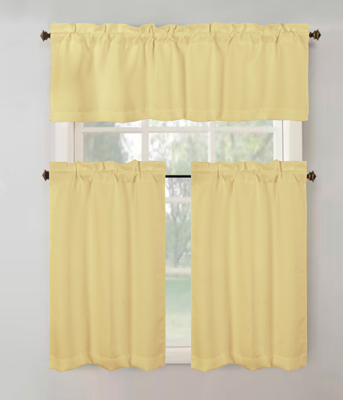 Anchorage Blackout Kitchen Curtain Beige