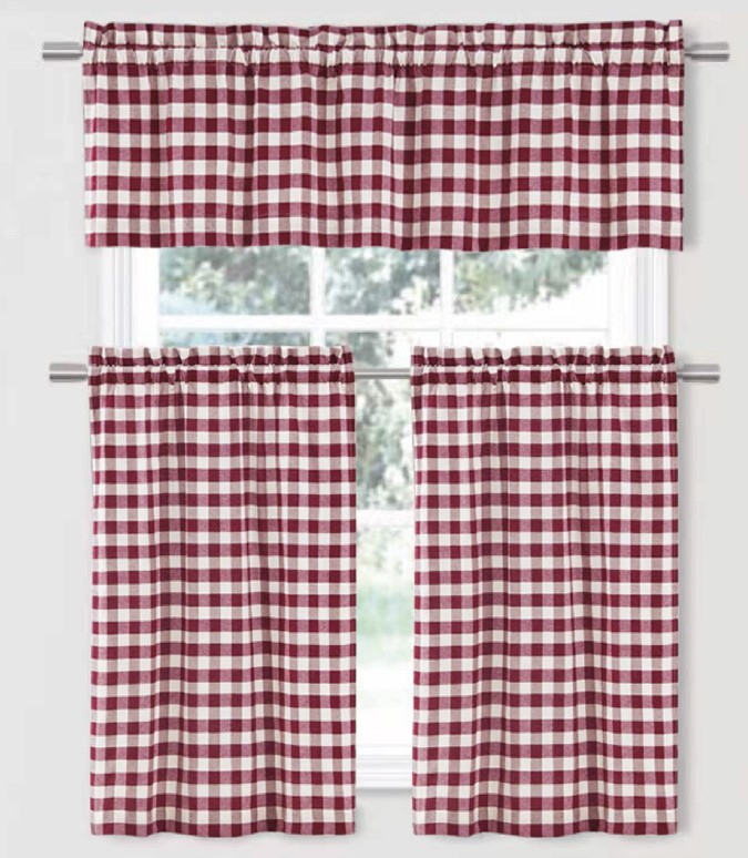 Betty Kitchen Curtain Red