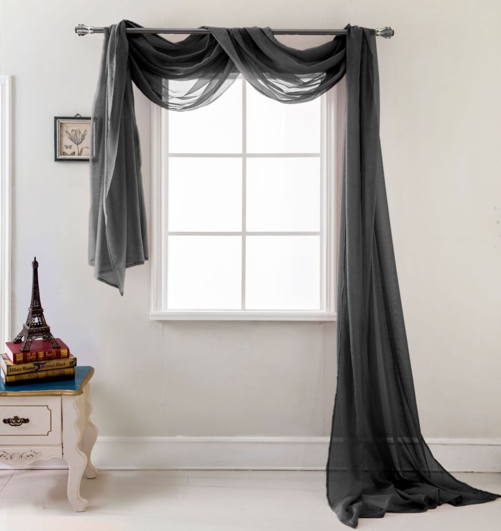Celine Scarf 54"/216" Black