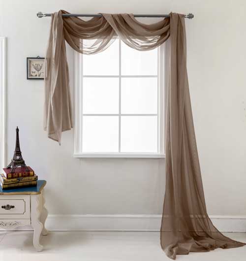 Celine Scarf 54"/216" Chocolate