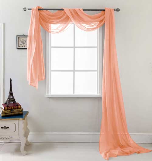 Celine Scarf 54"/216" Coral