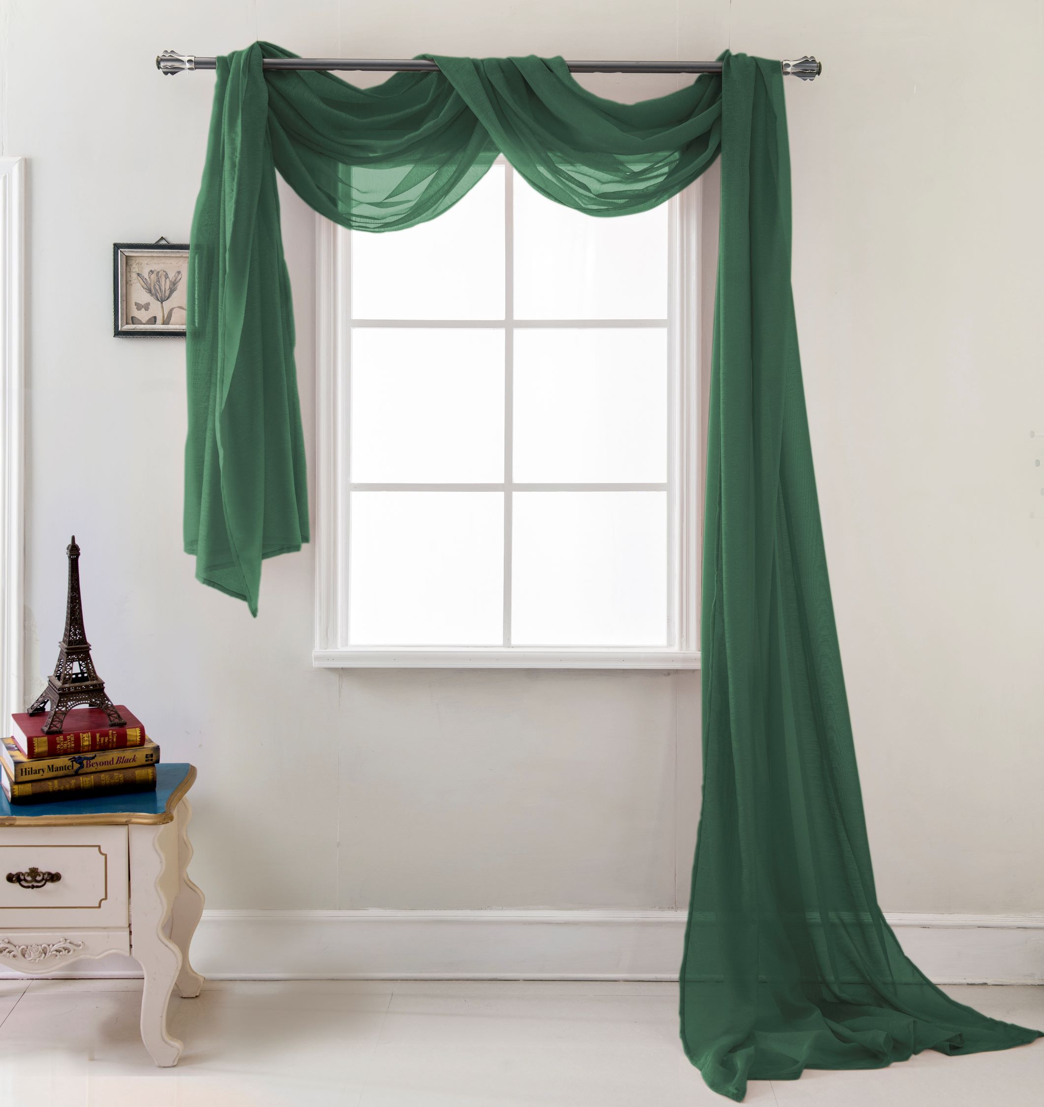 Celine Scarf 54"/216" Hunter Green