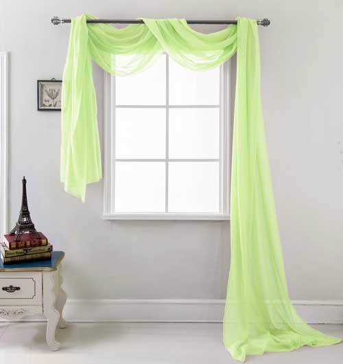 Celine Scarf 54"/216" Neon Green