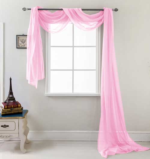 Celine Scarf 54"/216" Pink