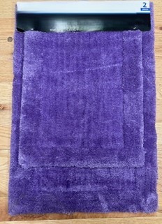 Blue Cove 2pc Tufted Bath Set Purple