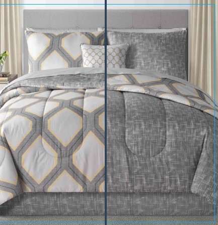 Abode 9pc Comforter Set Queen