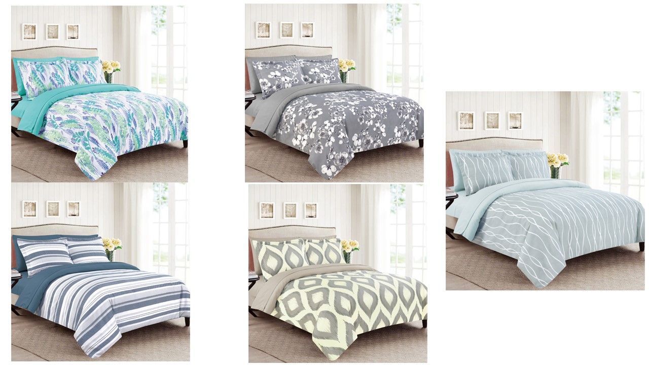 Jefferson Park 7 pc Bed In A Bag Asst King